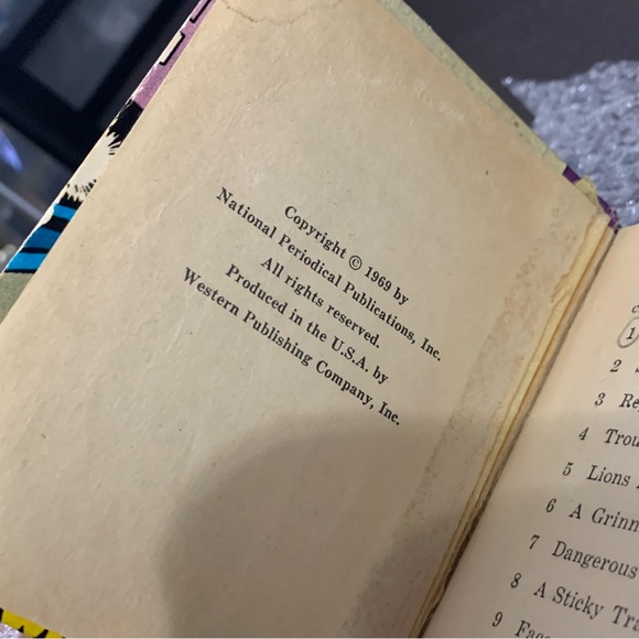 Vintage 1969 Batman Cheetah Caper Big lil Book Hardcover Authorized Edition Rare - Picture 4 of 6